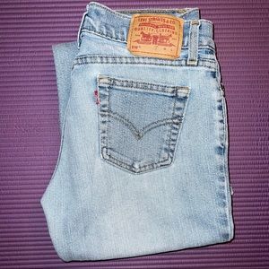 Vintage levis superlow stretch 518 super low bootcut size 7